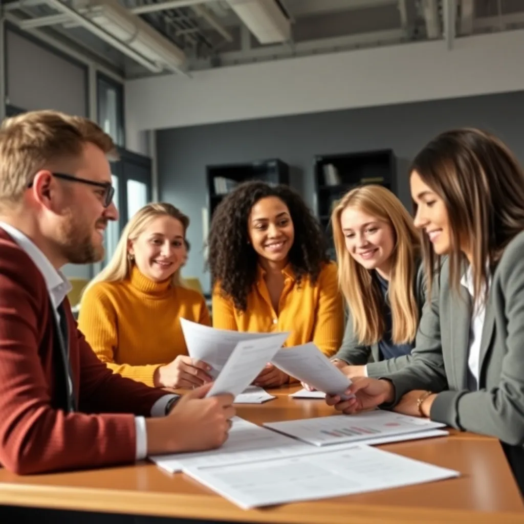 Jonge Nederlandse professionals leren budgetteren tijdens een interactieve workshop